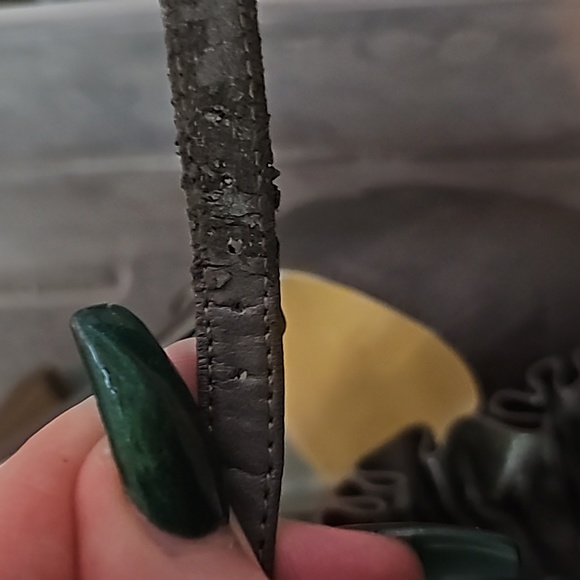 Pair of grey platform shoes/sandals. Size 8. - Picture 4 of 6